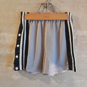 454a. gray vintage USA Olympic Brand pull on 90s 2000s athletic shorts, L 14-16